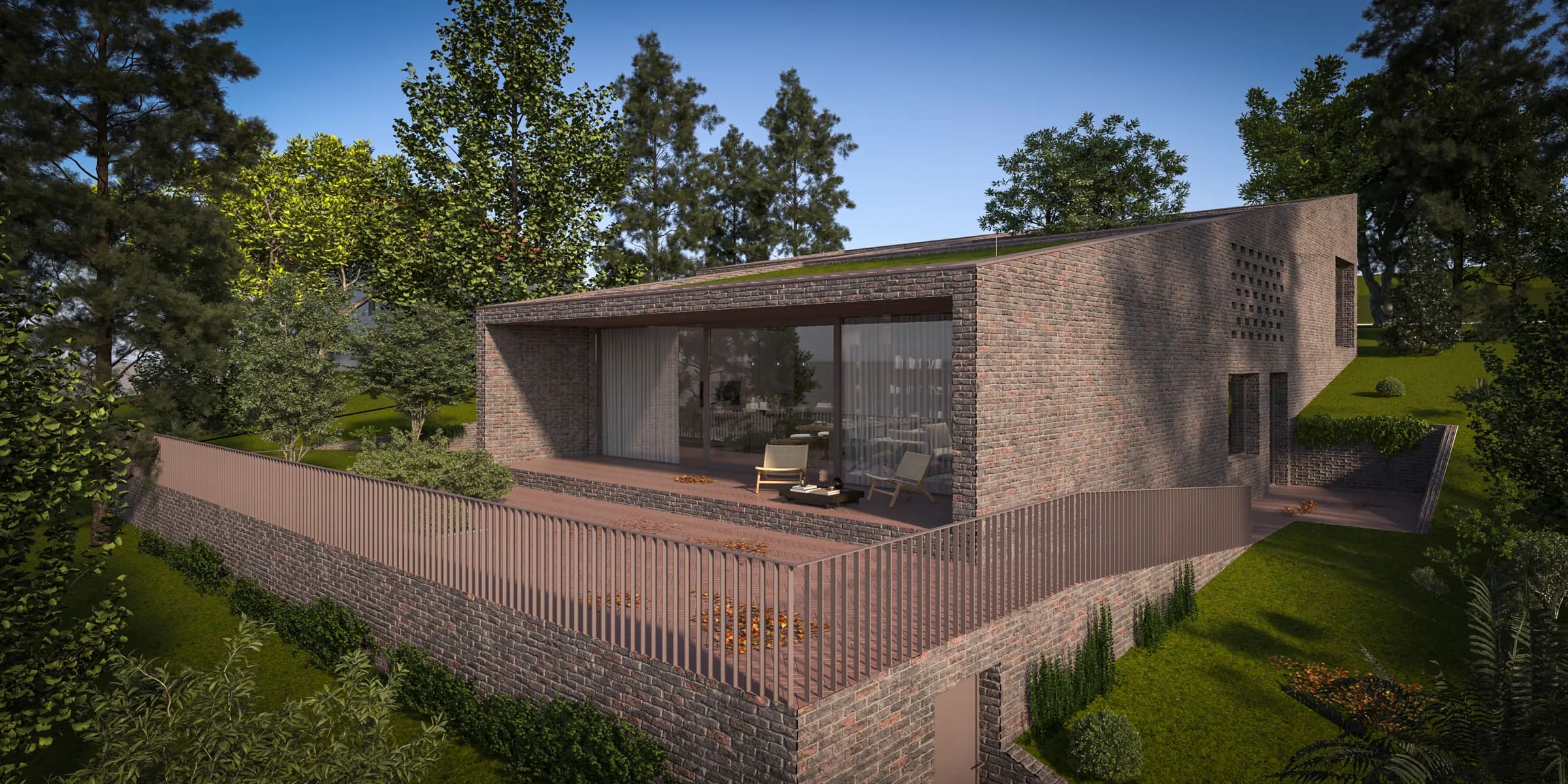 Family House in the Landscape