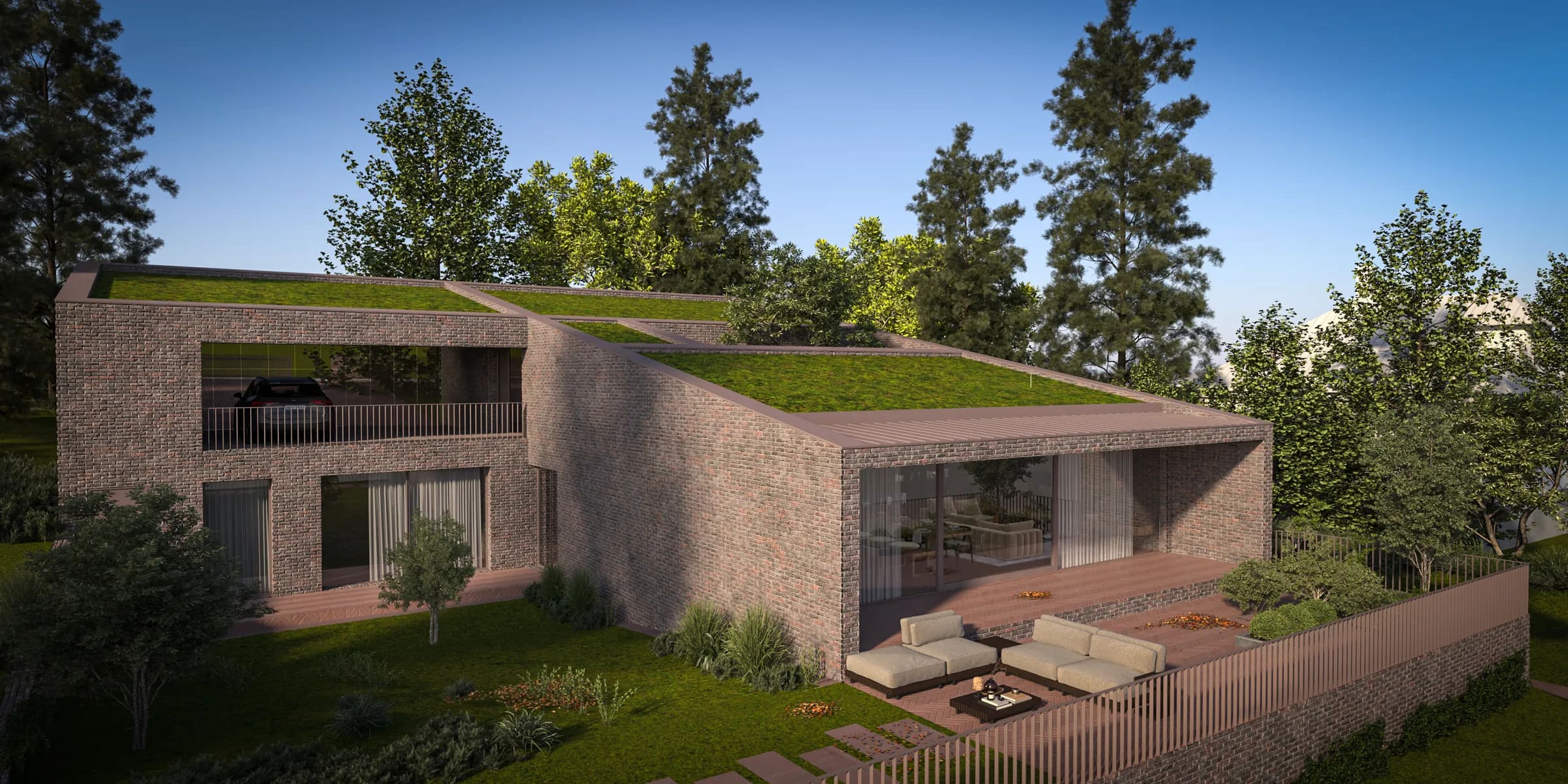Family House in the Landscape